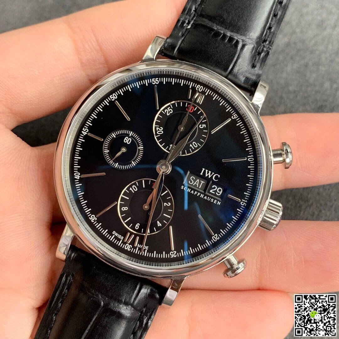 Replica IWC Portofino IW391008 1:1 Best Edition ZF Factory Black Dial