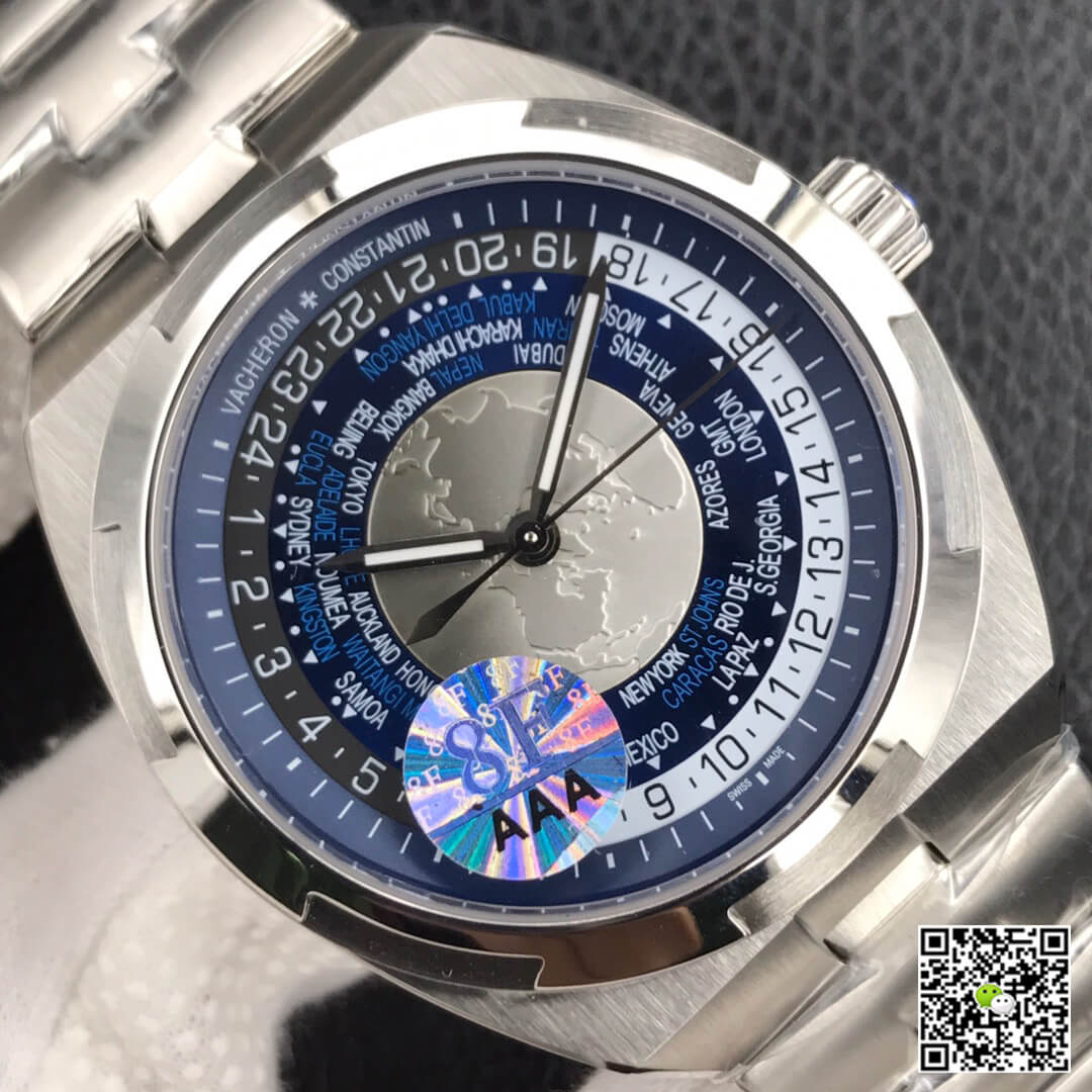 Replica Vacheron C0nstan1n Overseas 7700V/110A-B172 1:1 Best Edition 8F Factory Blue Dial