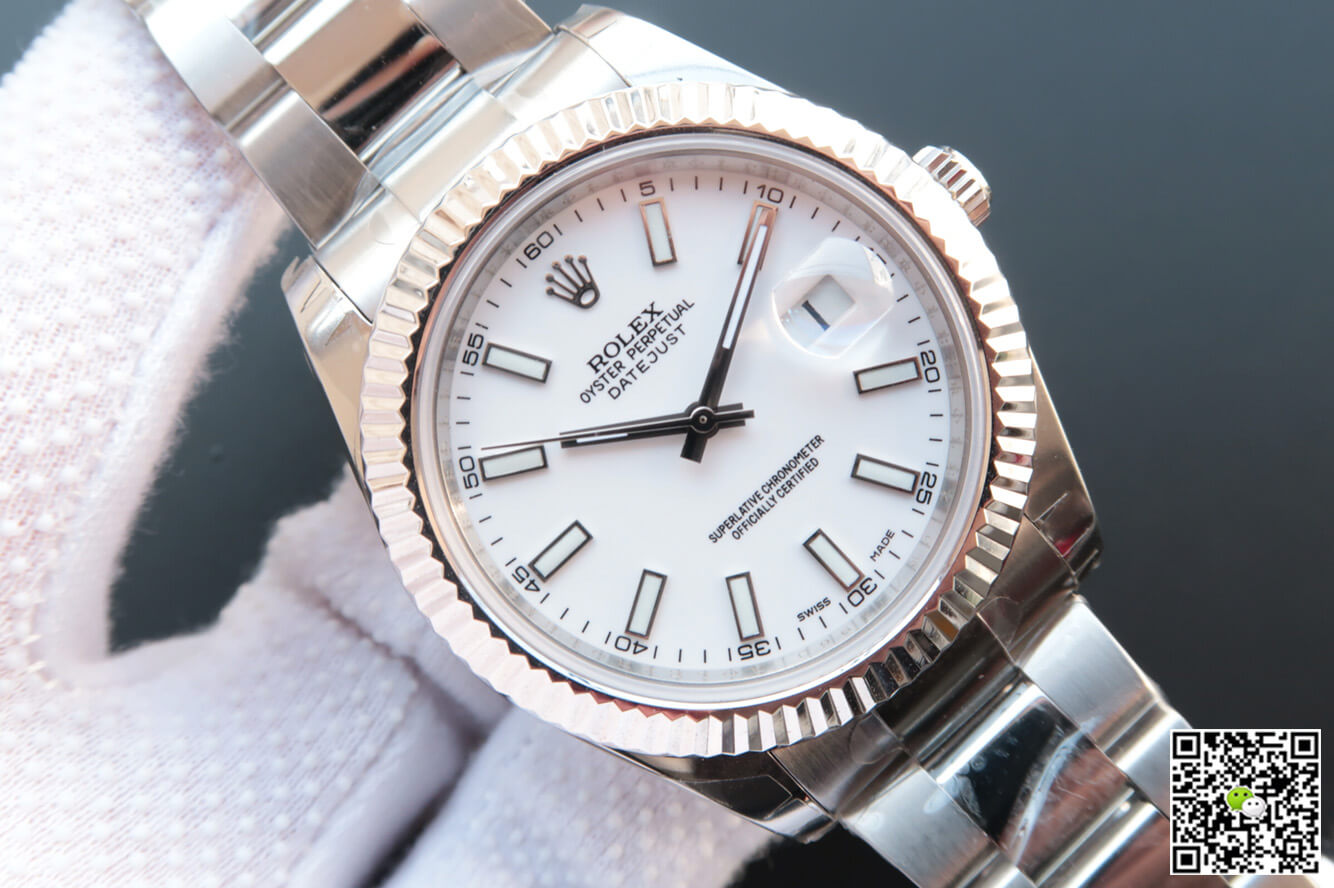 Replica R01ex Datejust M126334-0009 1:1 Best Edition EW Factory White Dial