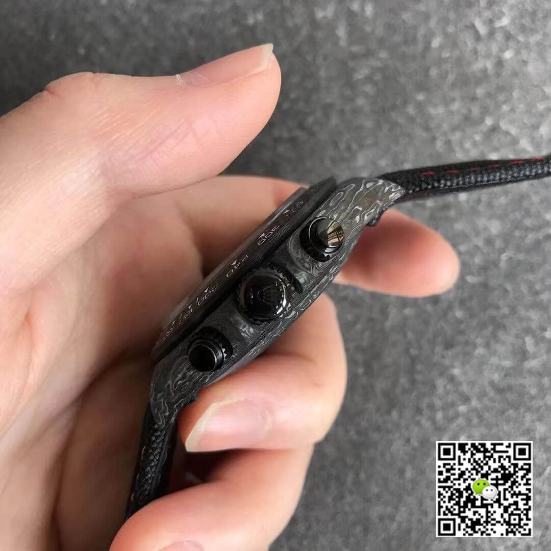 Replica R01ex Daytona Cosmograph Carbon Fiber Diw Customized Version 1:1 Best Edition Noob Factory Color Dial
