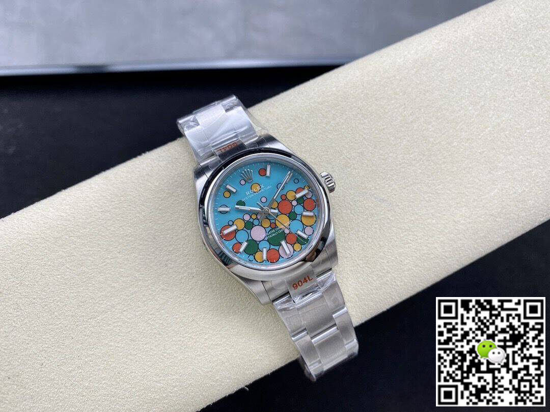 Replica R01ex Oyster Perpetual M277200-0010 31MM 1:1 Best Edition EW Factory Turquoise Blue Dial