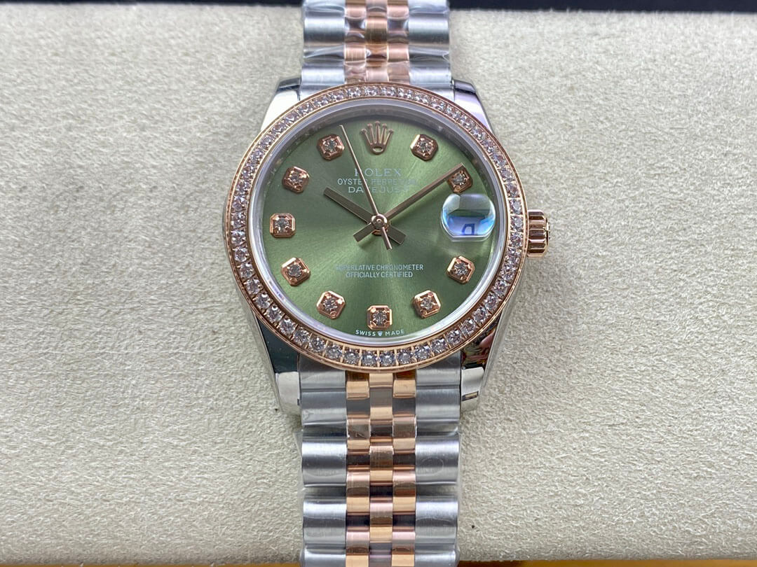 Replica R01ex Datejust 31MM 1:1 Best Edition EW Factory Rose Gold