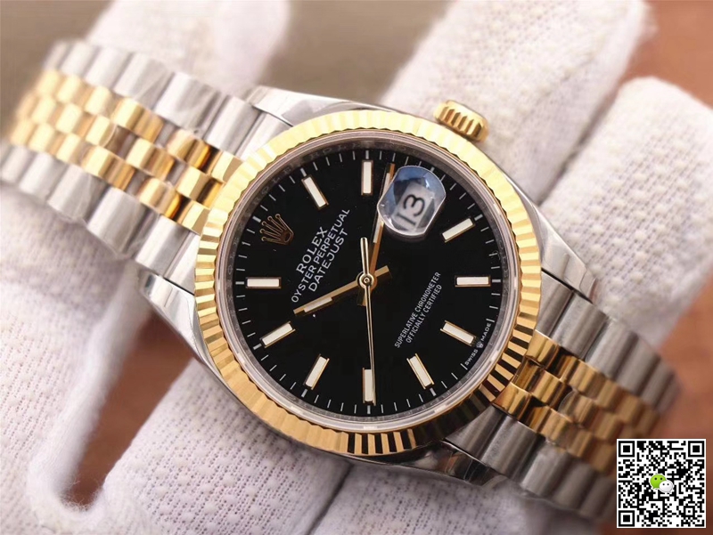 Replica R01ex Datejust 126233 1:1 Best Edition Black Dial