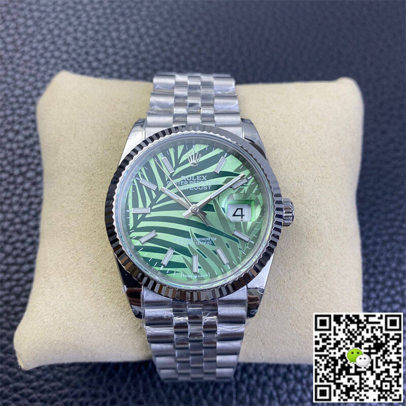Replica R01ex Datejust M126234-0047 36MM 1:1 Best Edition VS Factory Green Dial