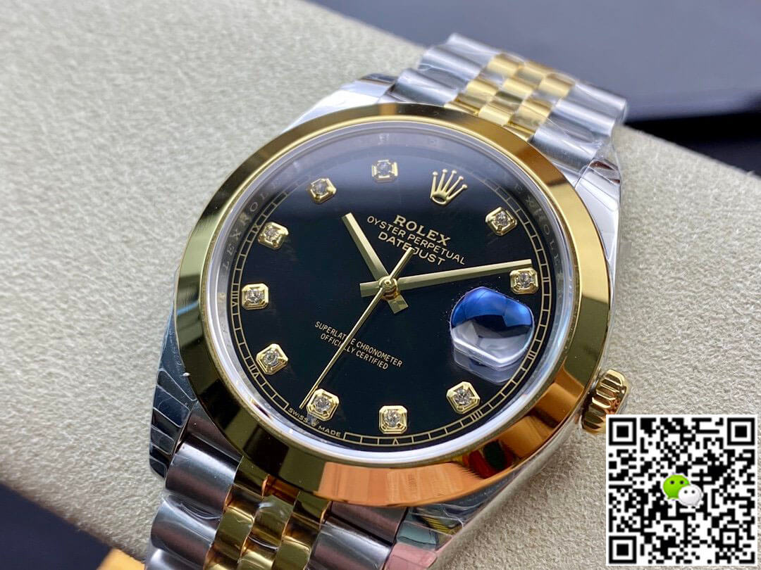 Replica R01ex Datejust M126303-0006 1:1 Best Edition EW Factory Black Dial