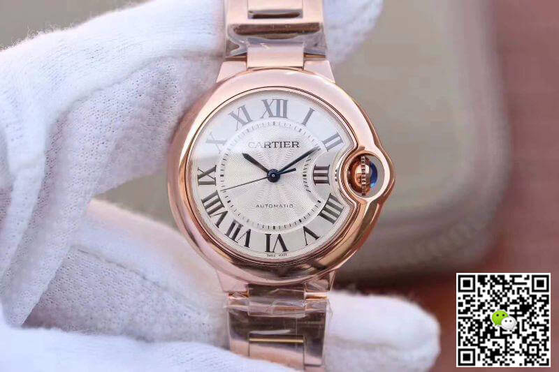 Replica Ballon Bleu De Ca*t1er 33MM W6920068 V9 Factory 1:1 Best Edition Swiss ETA2671 Rosegold