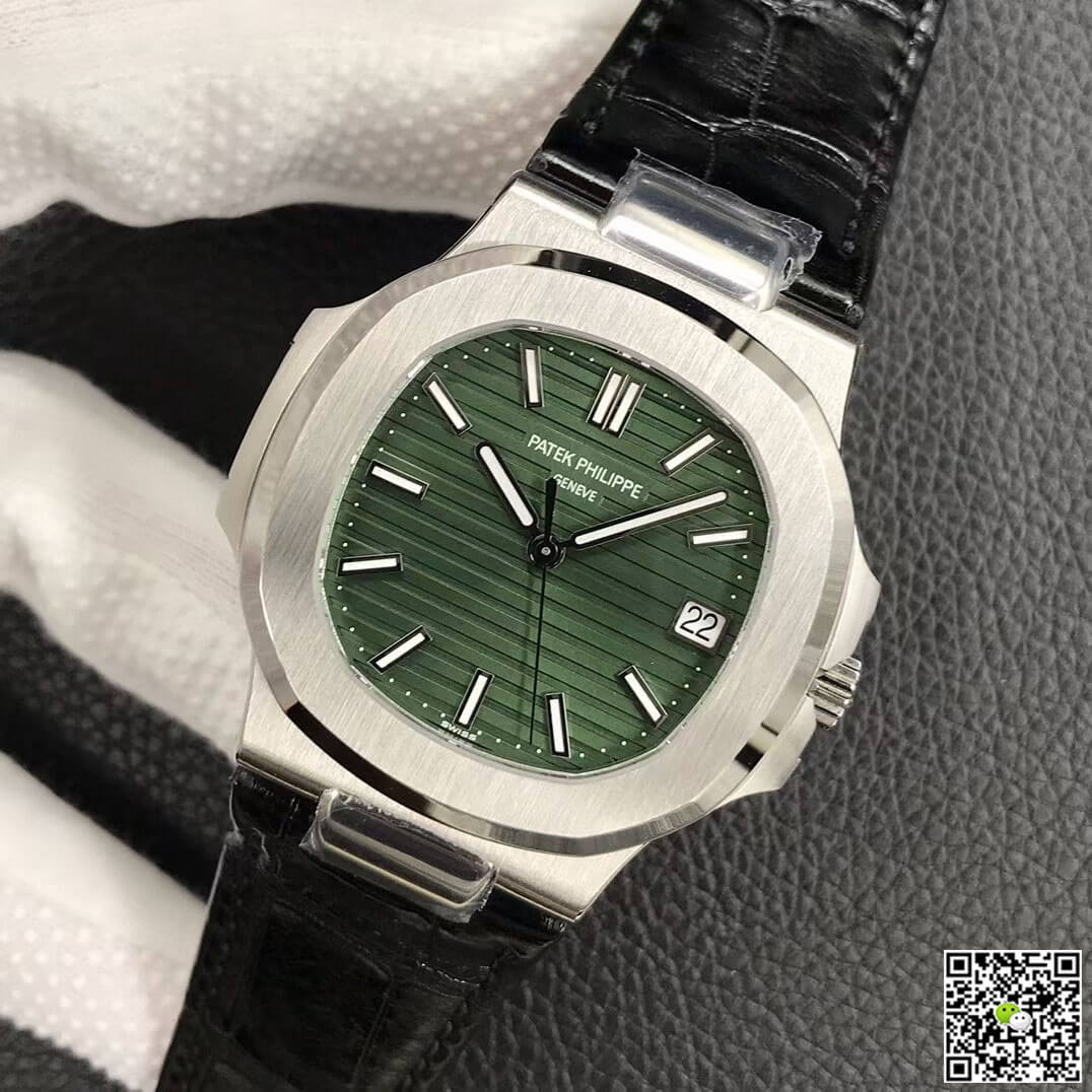 Replica Pat*k Phi1i*pe Nautilus 5711/1A-014 1:1 Best Edition 3K Factory Olive Green Dial
