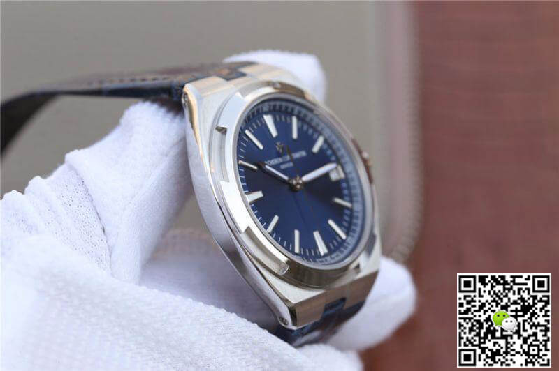 Vacheron C0nstan1n Replica Overseas 47040 JJ Factory 1:1 Best Edition Swiss ETA9015 Blue Dial