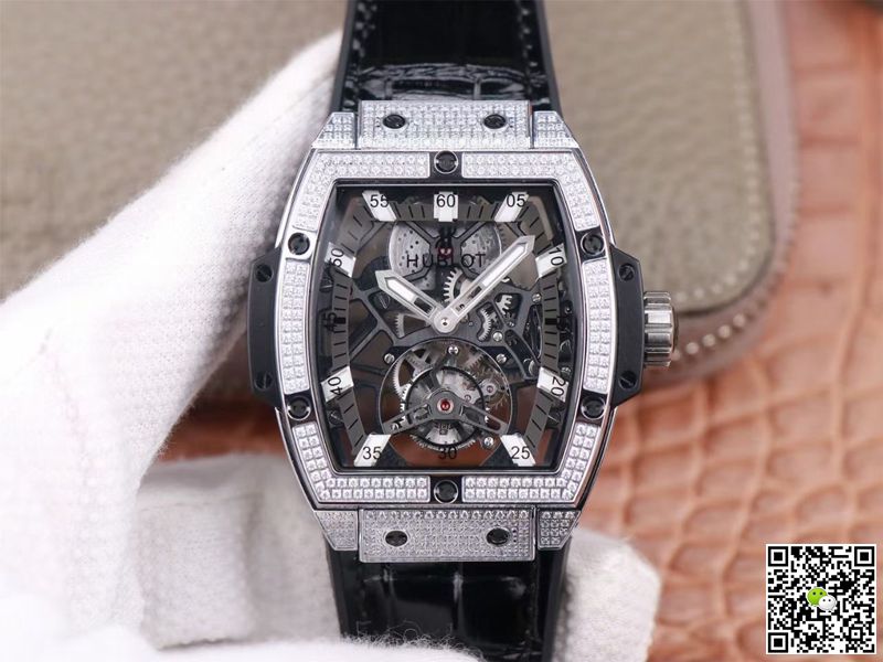 Hublot Replica Masterpiece Tourbillon 906.NX.0129.VR.AES13 1:1 Best Edition JB Factory D1am0nd Swiss HUB 9006