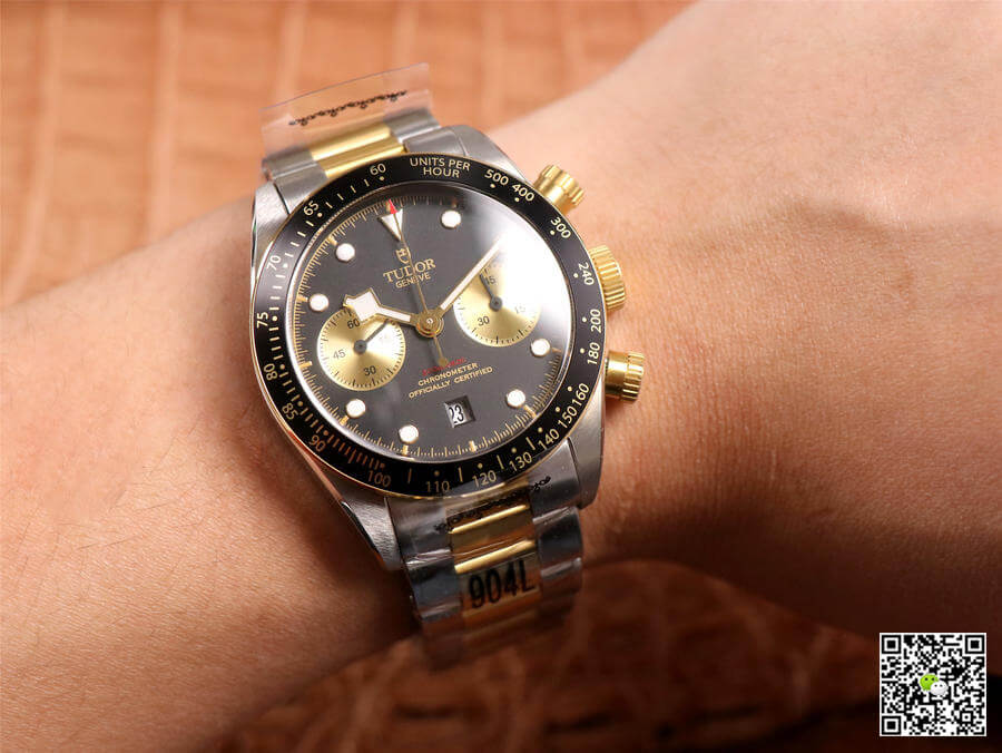 Replica Tudor Heritage Black Bay M79363N-0001 1:1 Best Edition TW Factory Gold Strap