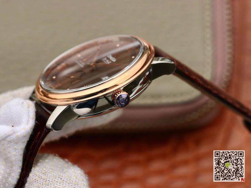 Replica 0me*ga De Ville Prestige 424.23.40.20.13.001 TW Factory 1:1 Best Edition Swiss ETA2824 Brown Dial