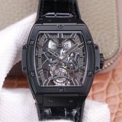 Hublot Replica Masterpiece Tourbillon 906.ND.0129.VR.AES12 1:1 Best Edition JB Factory Black PVD Swiss HUB 9006