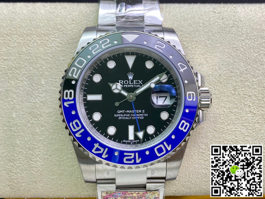 Replica R01ex GMT Master II 116710BLNR-78200 1:1 Best Edition Clean Factory Black Dial