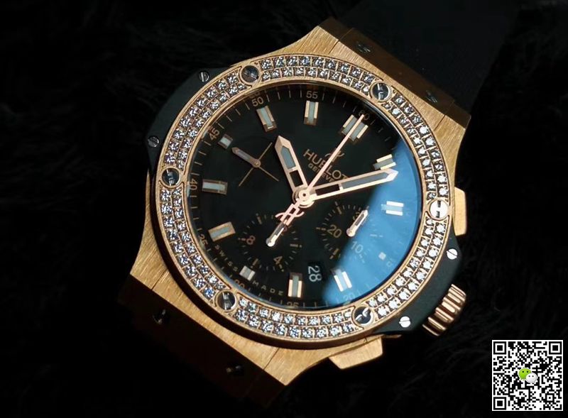 Replica Hublot Big Bang 301.PX.1180.RX.1104 1:1 Best Edition V6 Factory Rose Gold D1am0nd Swiss HUB4100