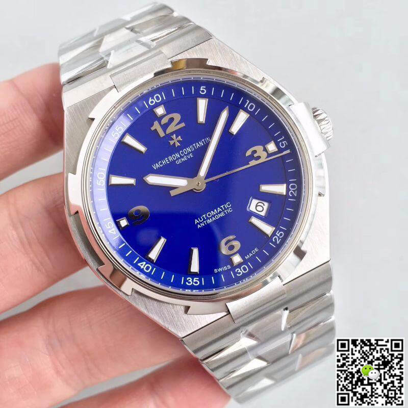 Vacheron C0nstan1n Replica Overseas 47040 JJ Factory 42mm 1:1 Best Edition Swiss ETA9015 Blue Dial