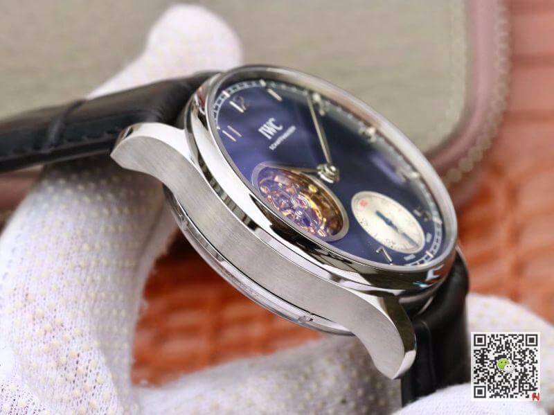 IWC Replica Portuguese Tourbillon IW546302 ZF Factory Men Watches 1:1 Best Edition Swiss Tourbillon Blue Dial