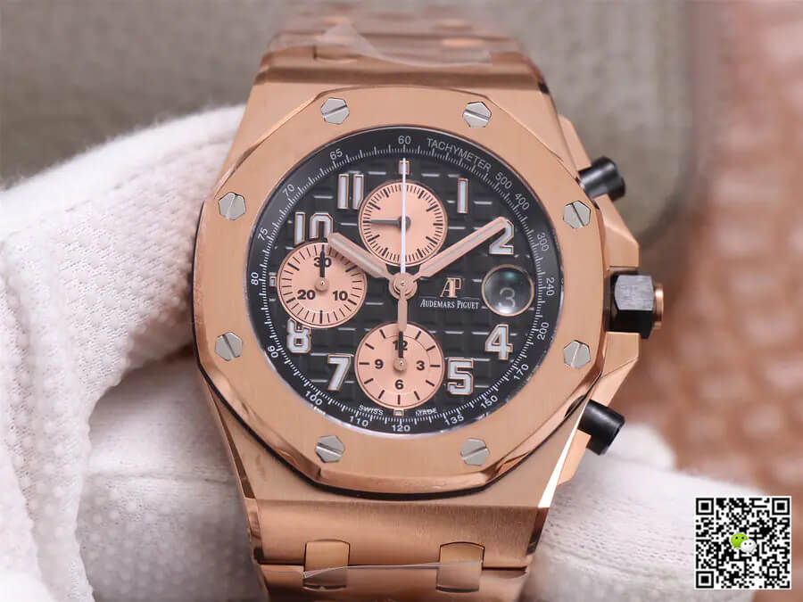 Replica Audemars P1g*et Royal Oak Offshore 26470O 1:1 Best Edition JF Factory Black Dial
