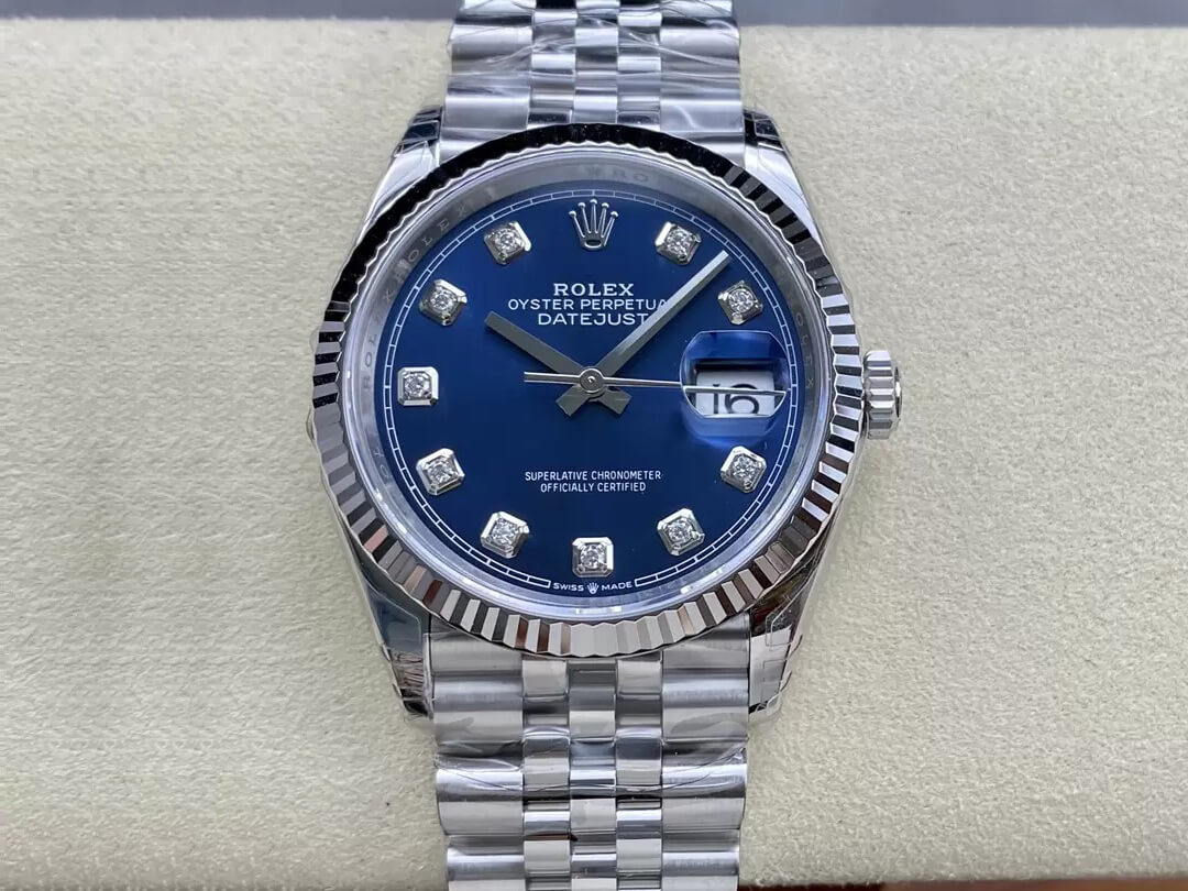 Replica R01ex Datejust M126234-0037 36MM 1:1 Best Edition VS Factory D1am0nd Dial