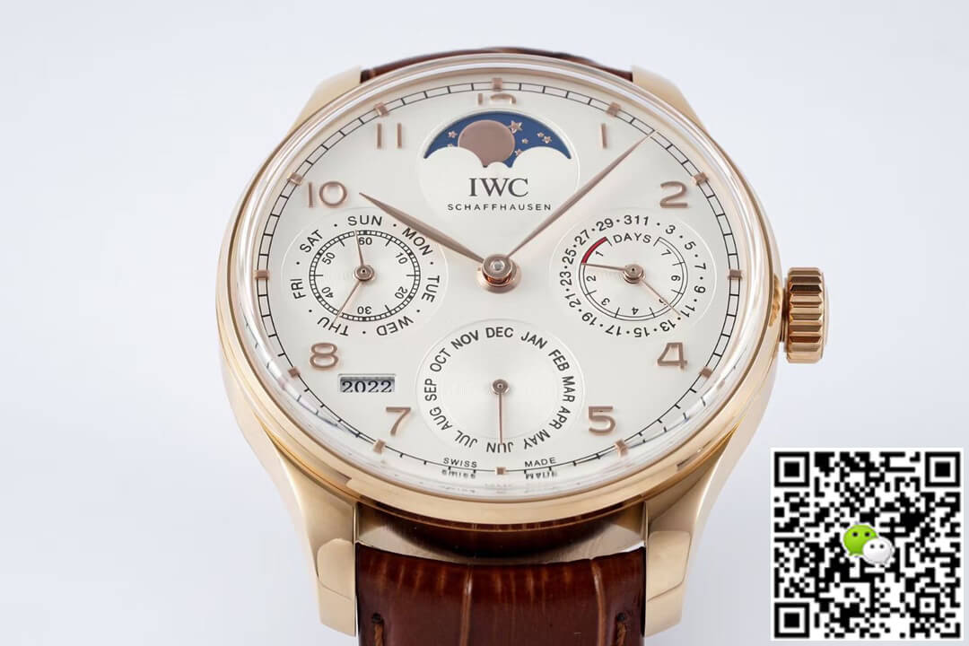 Replica IWC Portuguese Perpetual Calendar IW503302 1:1 Best Edition APS Factory Red Gold