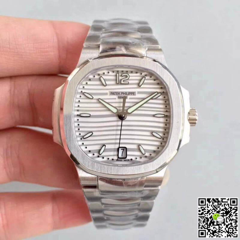 Replica Pat*k Phi1i*pe Nautilus Ladies 7118/1A-010 PF Factory 1:1 Best Edition Swiss ETA324