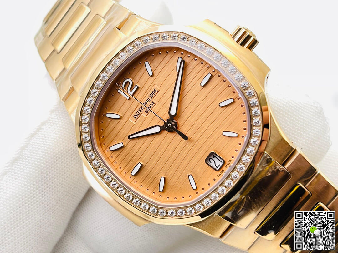 Replica Pat*k Phi1i*pe Nautilus Ladies 7118/1200R-010 1:1 Best Edition 3K Factory Rose Gold