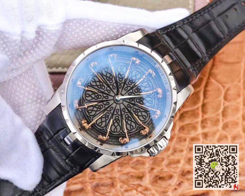 Replica Roger Dubuis Excalibur Knights of The Round Table II Rddbex0511 ZF Factory 1:1 Best Edition Stainless steel case Swiss M9015