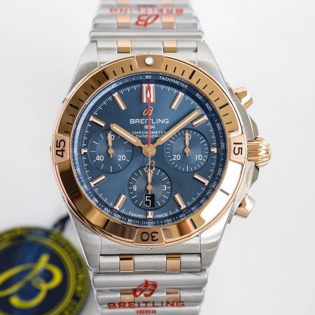 Replica Breitling Chronomat UB0134101C1U1 1:1 Best Edition GF Factory Blue Dial