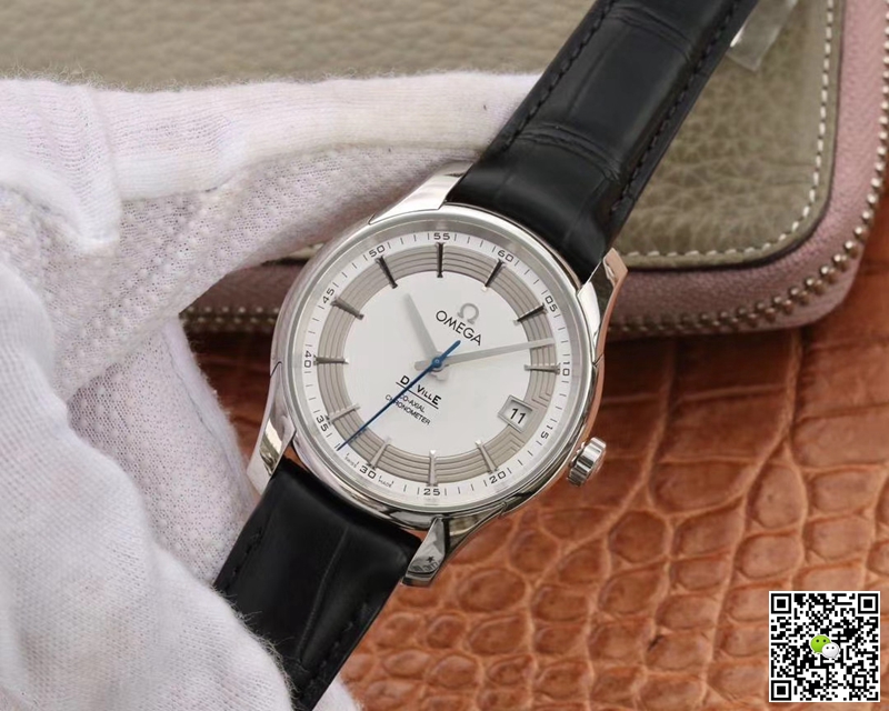 Replica 0me*ga De Ville 431.33.41.21.02.001 1:1 Best Edition VS Factory White Dial Swiss ETA8500