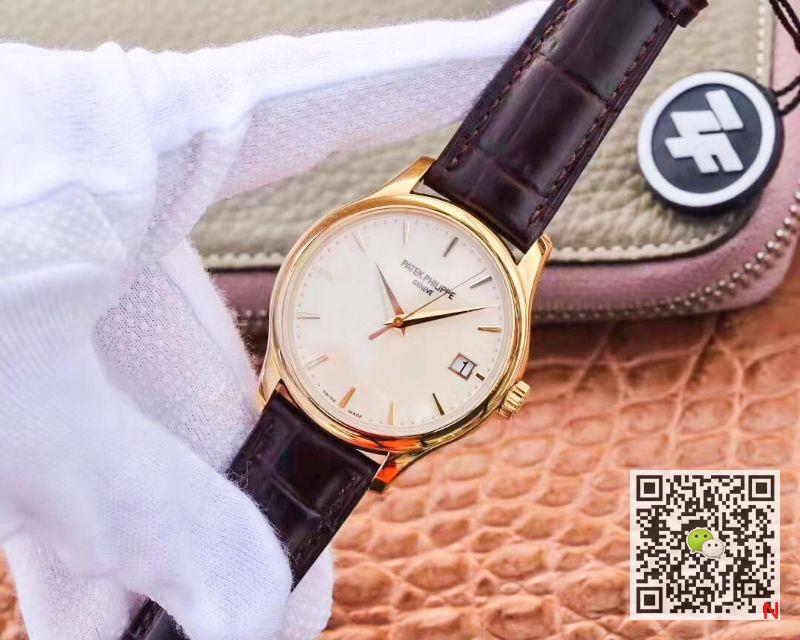 Replica Pat*k Phi1i*pe Calatrava 5227J-001 ZF Factory 1:1 Best Edition 18K Yellow Gold Case Swiss Cal.324 SC