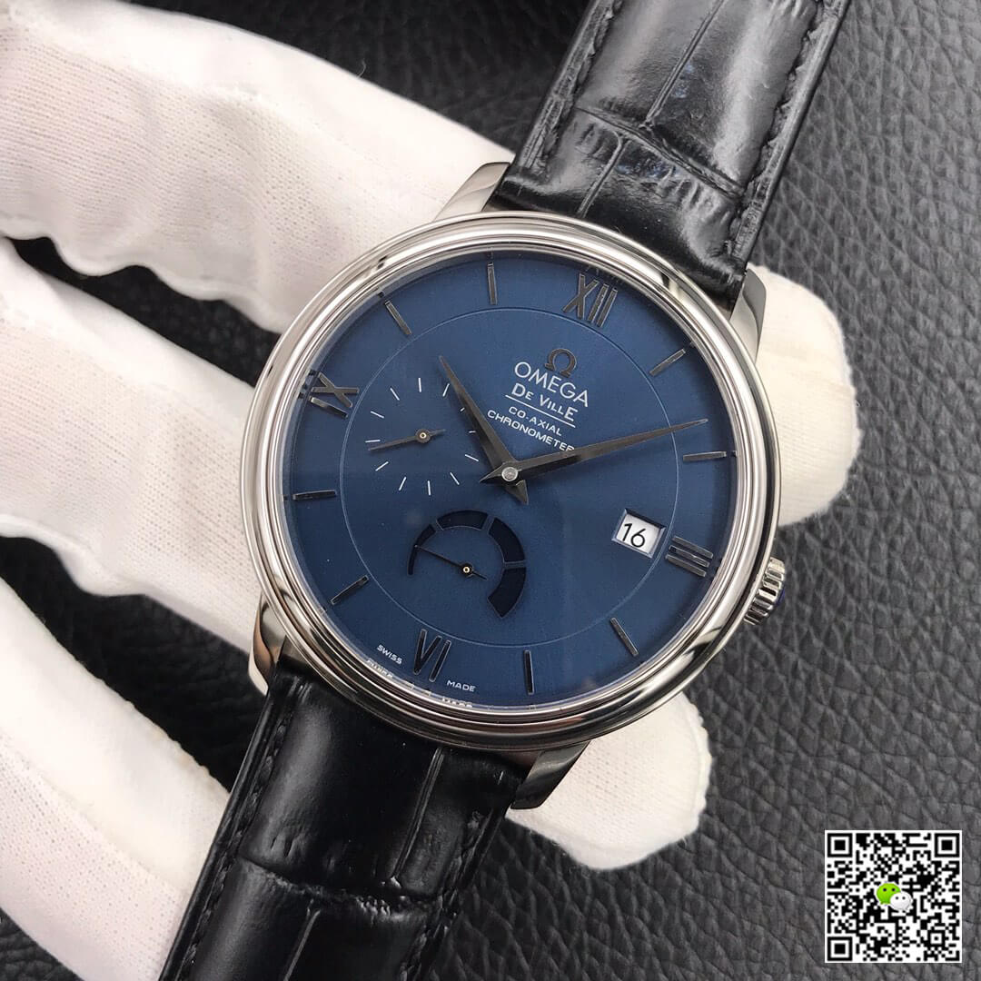 Replica 0me*ga De Ville 424.13.40.21.03.001 1:1 Best Edition ZF Factory Blue Dial