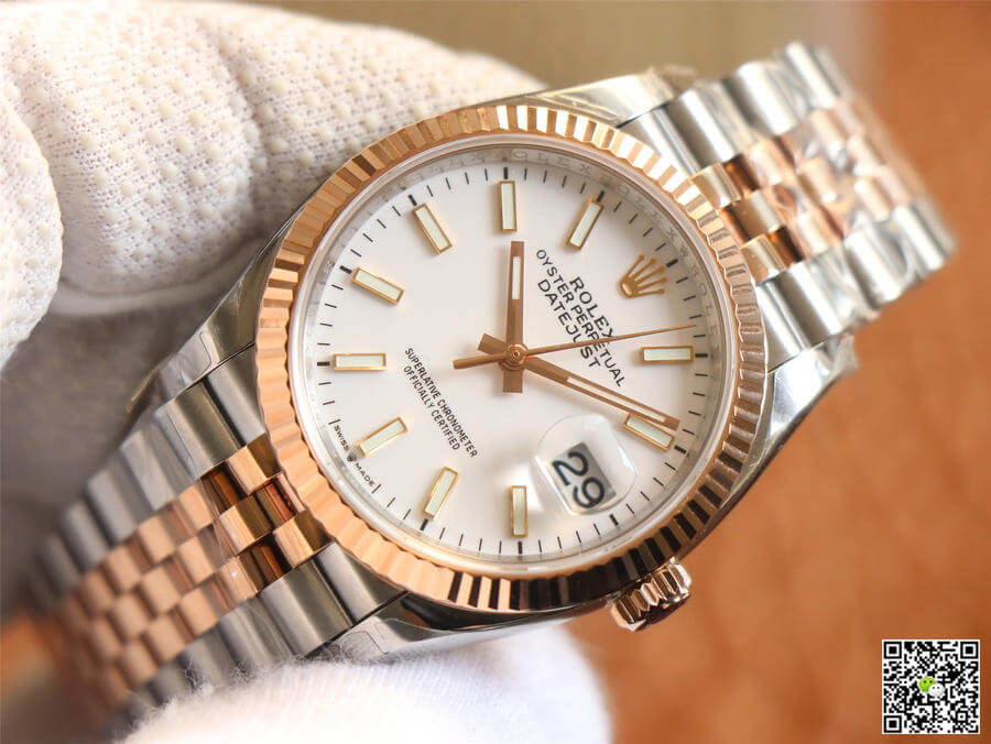 Replica R01ex Datejust M126231-0017 1:1 Best Edition EW Factory White Dial