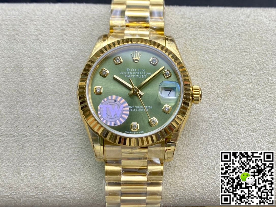 Replica R01ex Datejust M278278-0011 31MM 1:1 Best Edition TW Factory Green Dial