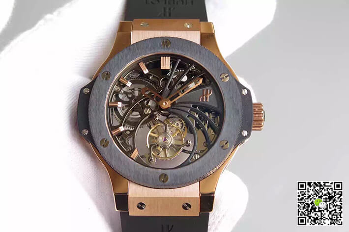 Replica Hublot Big Bang Hollow Tourbillon 1:1 Best Edition Swiss Manual Winding Tourbillon Movement