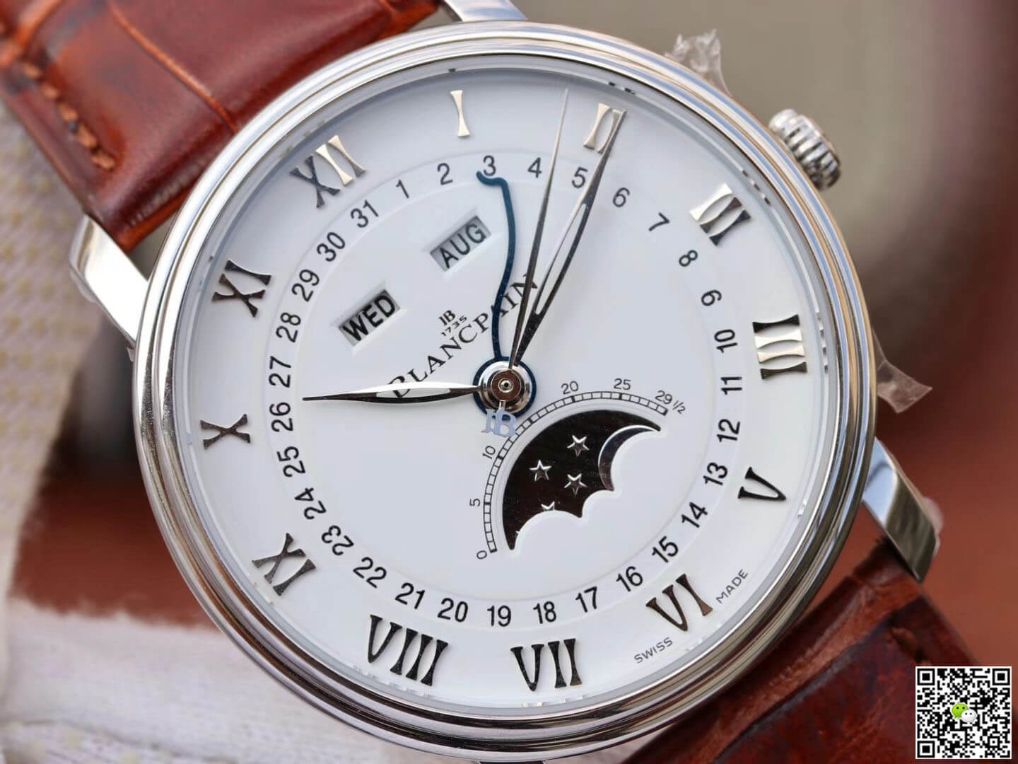 Replica Blancpain Villeret 6654 1:1 Best Edition OM Factory V2 White Dial