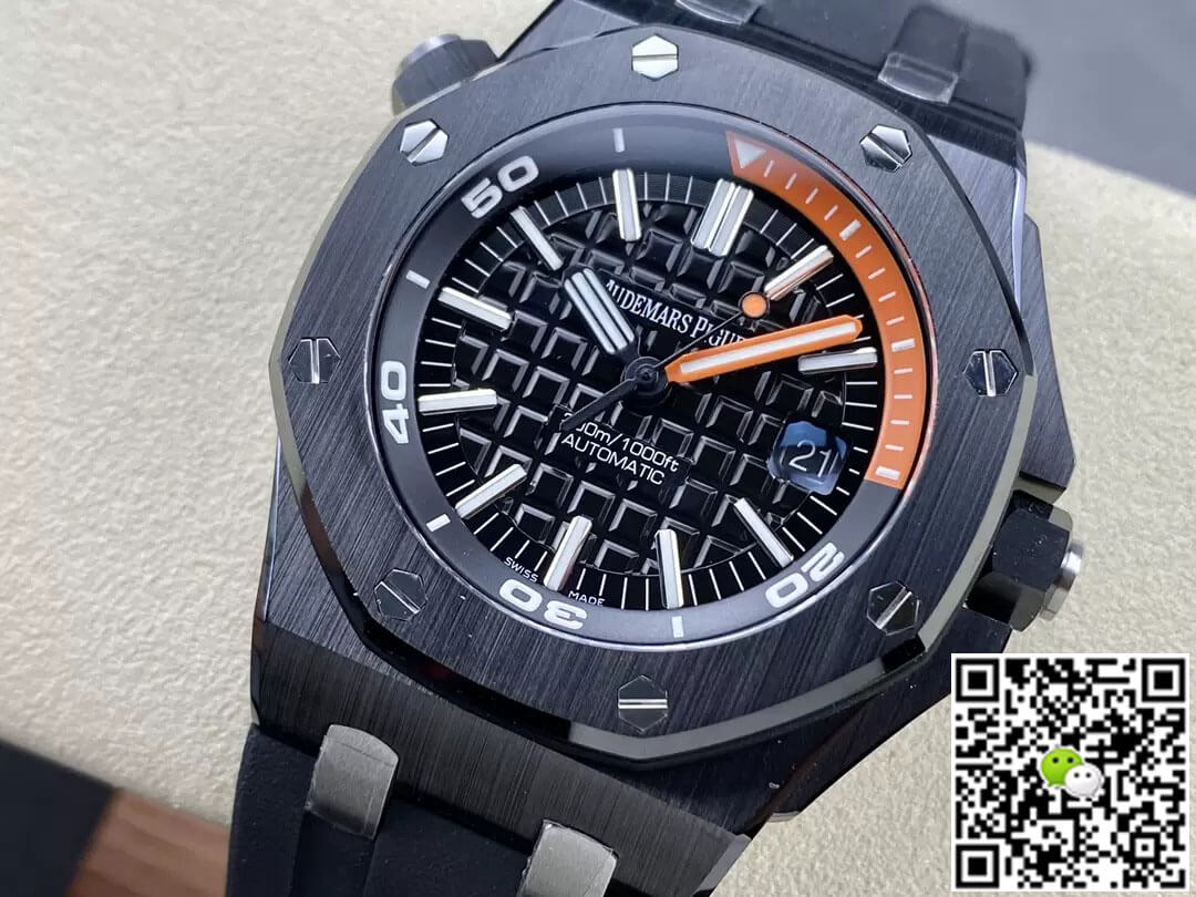 Replica Audemars P1g*et Royal Oak Offshore 15707CE.OO.A002CA.01 1:1 Best Edition APS Factory Black Dial