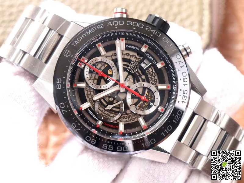 Replica TAG Heuer Carrera CAR2A1W.BA0703 1:1 Best Edition XF Factory Black Dial Swiss HEUER 01