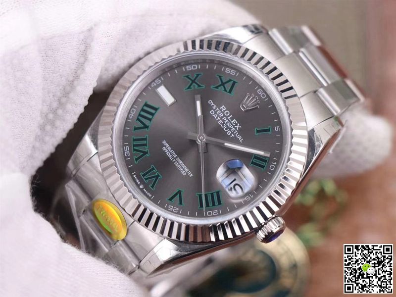 Replica R01ex Datejust M126334-0021 1:1 Best Edition TW Factory Gray Dial Swiss ETA3235