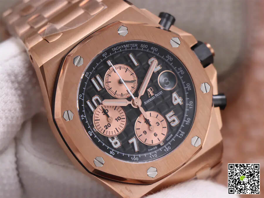 Replica Audemars P1g*et Royal Oak Offshore 26470O 1:1 Best Edition JF Factory Black Dial