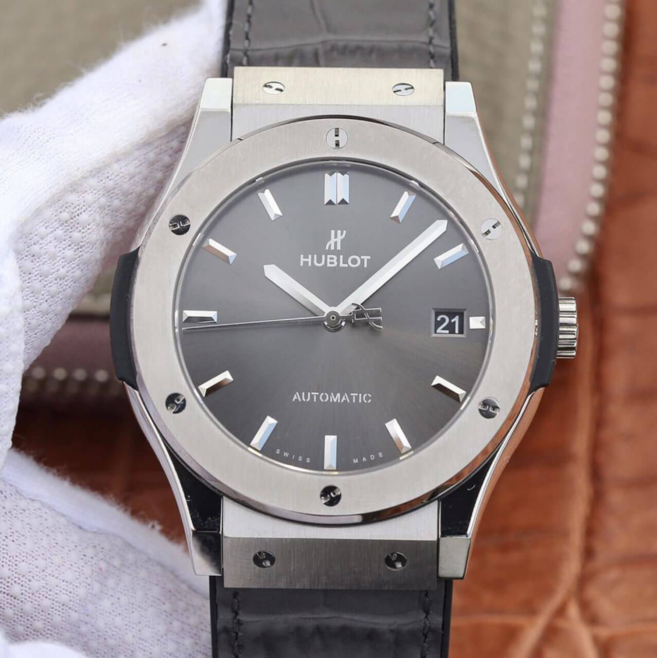 Replica Hublot Classic Fusion 511.NX.7071.LR 1:1 Best Edition WWF Factory Titanium Metal