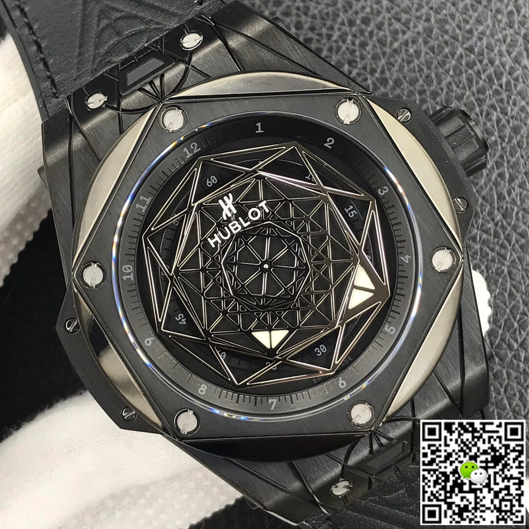 Replica Hublot Big Bang 415.CX.1112.VR.MXM18 1:1 Best Edition WWF Factory Black Dial