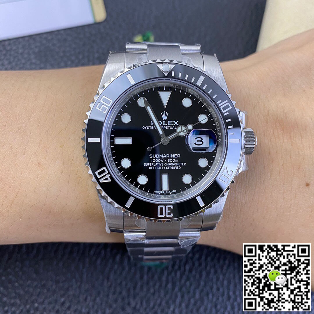 Replica R01ex Submariner 116610LN-0001 40MM 1:1 Best Edition VS Factory Black Dial