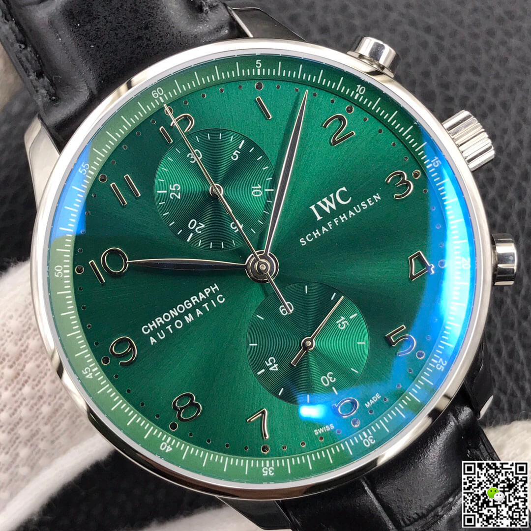 Replica IWC Portugieser IW371615 1:1 Best Edition ZF Factory Green Dial