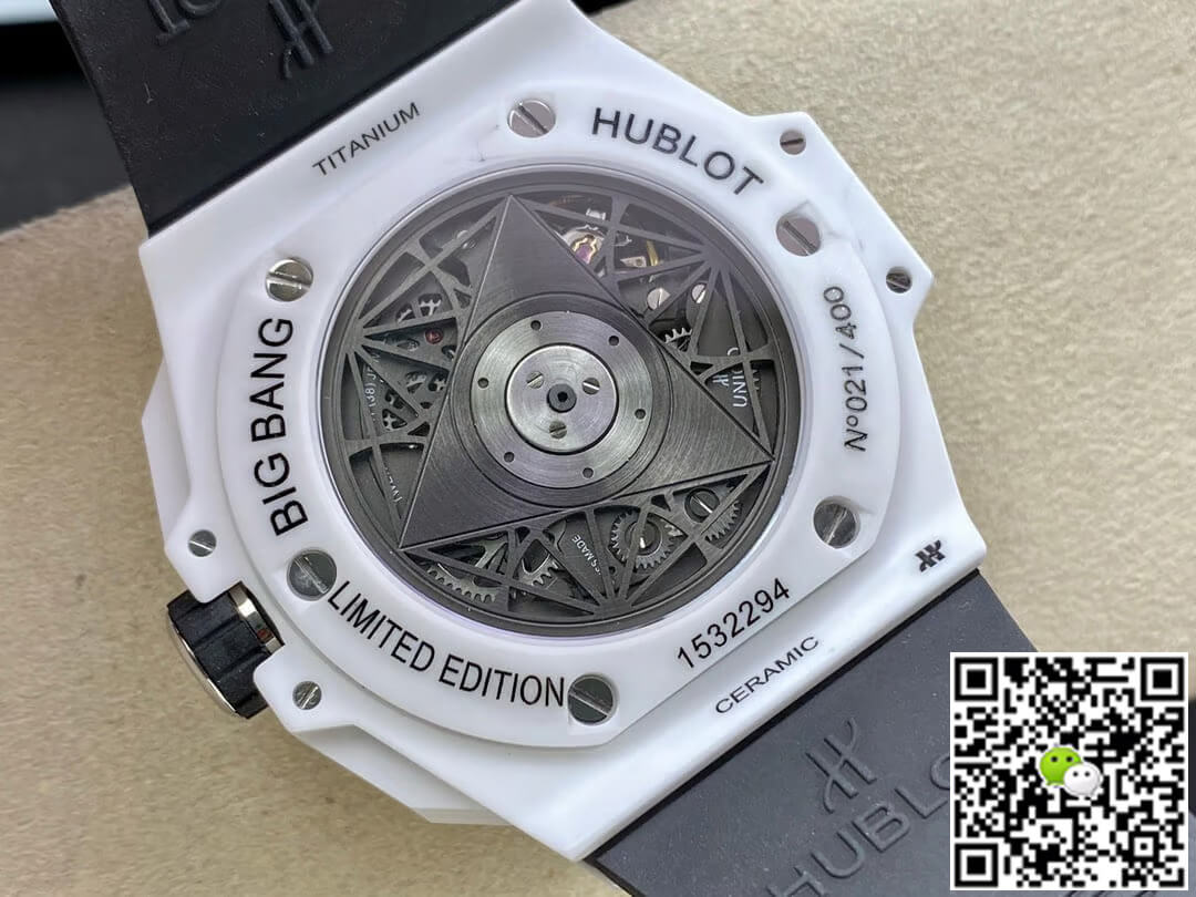 Replica Hublot Big Bang Sang Bleu II 418.HX.2001.RX.MXM21 1:1 Best Edition BB Factory White Ceramics