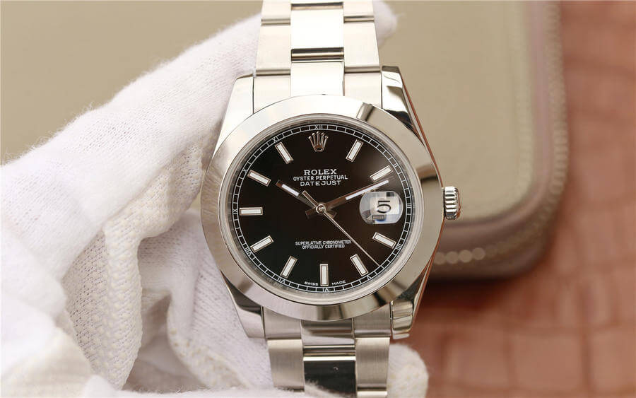 Replica R01ex Datejust M126300-0011 1:1 Best Edition EW Factory Black Dial
