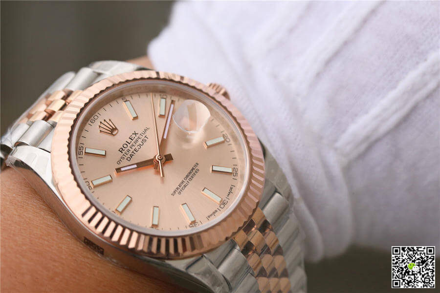 Replica R01ex Datejust M126331-0010 1:1 Best Edition EW Factory Rose Gold