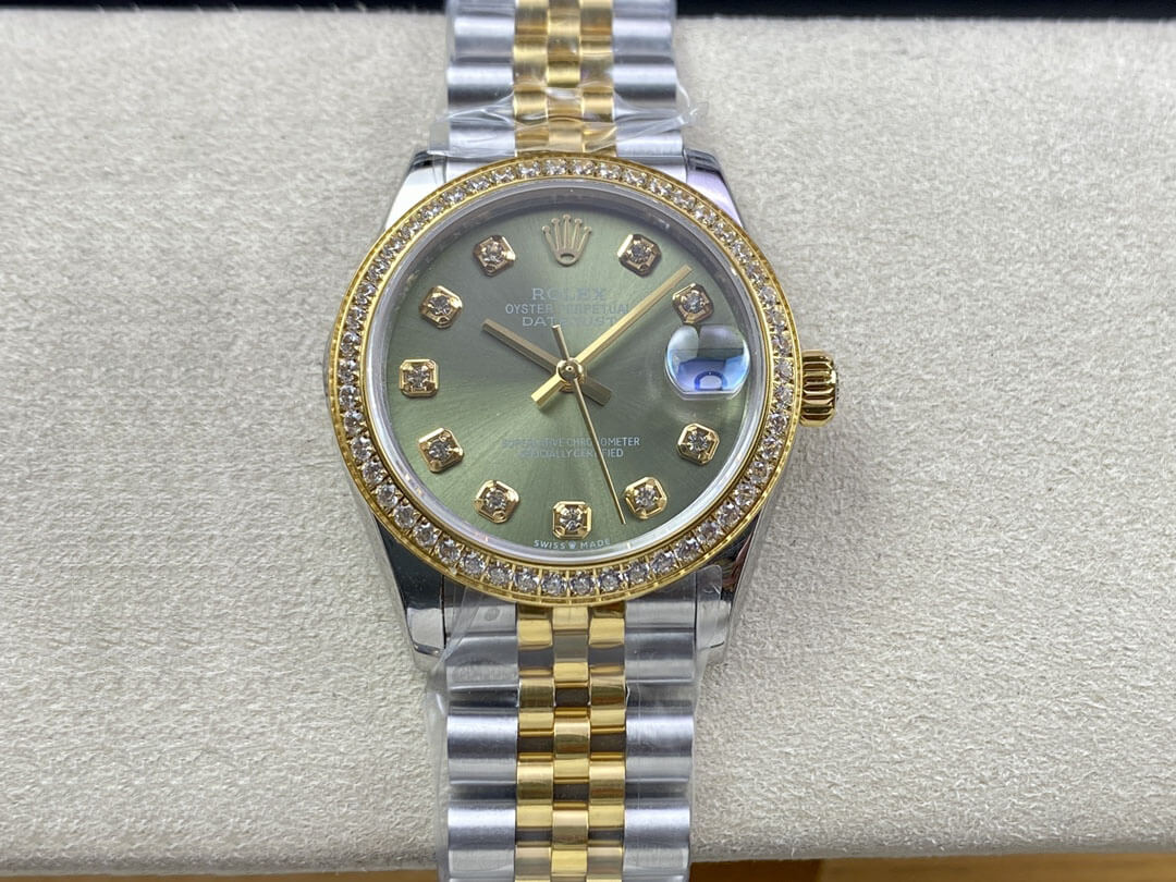 Replica R01ex Datejust M278383RBR-0030 31MM 1:1 Best Edition EW Factory D1am0nd Bezel