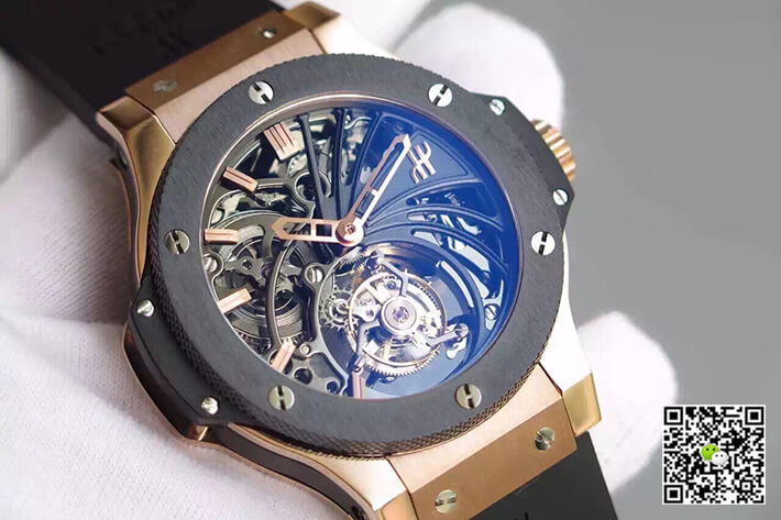 Replica Hublot Big Bang Hollow Tourbillon 1:1 Best Edition Swiss Manual Winding Tourbillon Movement