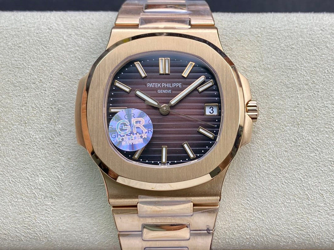 Replica Pat*k Phi1i*pe Nautilus 5711/1R-001 1:1 Best Edition GR Factory V2 Brown Gradient Dial