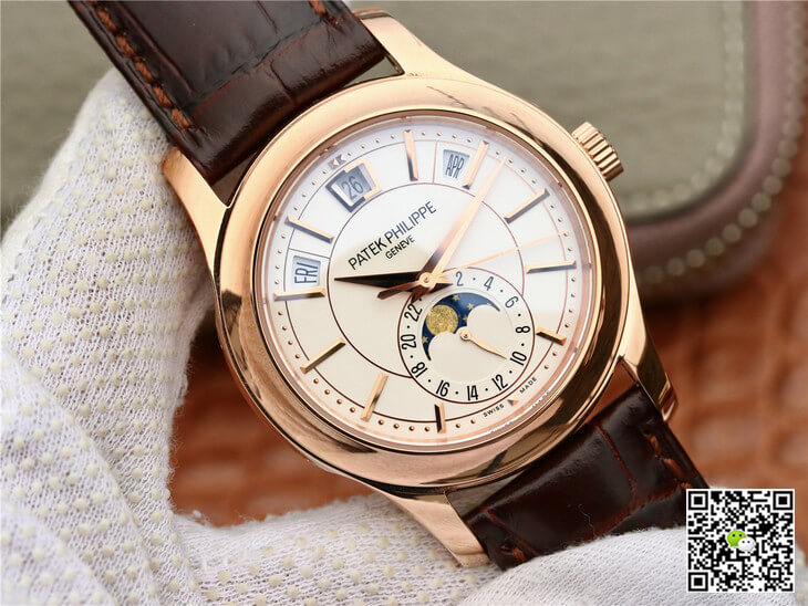 Replica Pat*k Phi1i*pe Grand Complications 5205R-001 1:1 Best Edition KM Factory Milky White Dial
