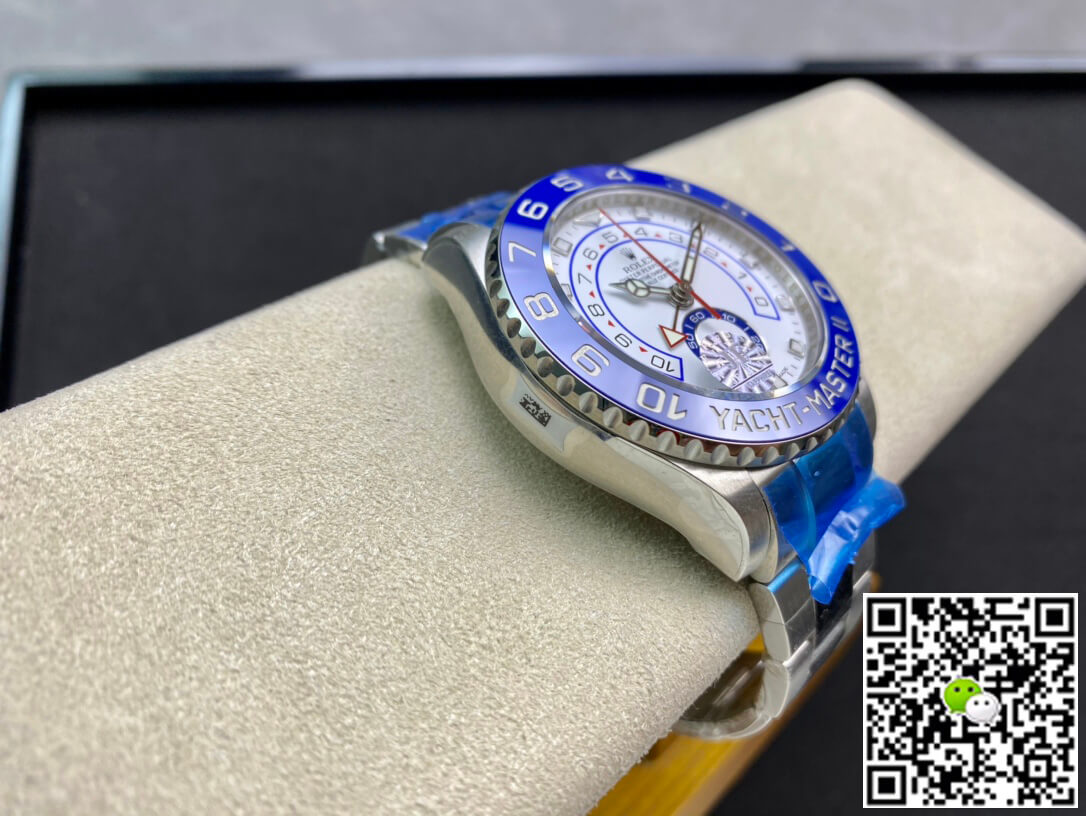 Replica R01ex Yacht-Master M116680-0002 1:1 Best Edition JF Factory White Dial